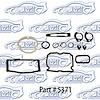 Paint Gasket Set 71-72 Chevrolet Chevelle Hardtop Convertible Sedan Station Wagon - image 1