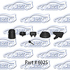 Bumper kit Includes: doors, trunk, glove box, hoodside adjuster - image 1