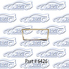 Brake pedal pad trim automatic 64-72 Pontiac GTO - image 1