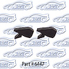 Hood bumpers - 4 per car 70 Pontiac Grand Prix, GTO, LeMans - image 1