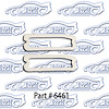 Parklight lens gaskets 68 Pontiac Firebird, LeMans, GTO - image 1
