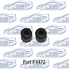Hood to cowl bumper 68-72 Pontiac GTO, LeMans 73-77 Chevrolet Monte Carlo, Chevelle - image 1