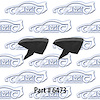 Hood to fender bumpers 4 per car - image 1