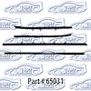 Window weatherstrip, original style with round bead 68 Pontiac GTO, LeMans Convertible - image 1