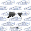 Hood side bumpers 67-68 Pontiac Firebird - image 1