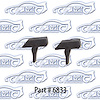 Hood side bumpers, 6 per car 70-81 Pontiac Firebird - image 1