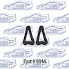 Rear sidemarker gaskets 68 Pontiac Firebird - image 1