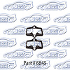 Rear sidemarker gaskets 69 Pontiac Firebird - image 1