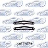 Sidemarker gaskets on quarter panel 69 Pontiac GTO, LeMans, Tempest - image 1