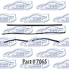 Window weatherstrip, original style with round bead 70-72 Oldsmobile Cutlass - image 1