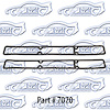 Taillamp lens gaskets 68-69 Skylark Gran Sport - image 1
