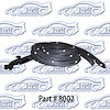 Door weatherstrip W/ Clips & Molded Ends 65-69 Chevrolet Corvair Hardtop Convertible - image 1