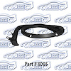 Header Seal W/ Clips & Molded Ends 65-69 Chevrolet Corvair Convertible - image 1
