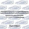 Window weatherstrip for 62-64 Chevrolet Corvair - image 1