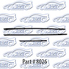 Window weatherstrip for 65-69 Chevrolet Corvair - image 1