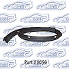 Header Seal - Convertible top, with clips 62-64 Chevrolet Corvair - image 1