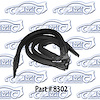 Header seal, targa 84-96 Chevrolet Corvette Coupe - image 1