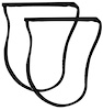 T-Top Seals 1978-1982 Chevrolet Corvette Coupe - image 1