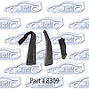 Pillar Post W/ Attached Hinge Pillar 68-72 Chevrolet Corvette Coupe - image 1
