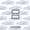 Side Marker Gasket 68-69 Chevrolet Corvette Coupe - image 1