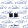 Upper tailgate bumpers 2 piece 73-80 Chevrolet, Gmc Pickup Fullsize - image 1
