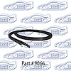 Hood to Cowl Seal W/ Fasteners, 1st Series 47-55 Chevrolet, Gmc 3100, 3600, 3800 - image 1