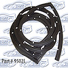 Door Weatherstrip W/ Clips Left Side, Rear Cargo - image 1