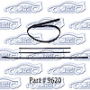Window Channel Kit-Custom chrome on window seals 67-72 Chevrolet, Gmc Pickup - image 1