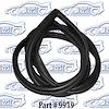 Rear glass channel with chrome trim 73-87 Chevrolet Truck, Gmc Truck - image 1