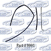 Window channel kit, upper channel, window weatherstrip 47-50 Chevrolet, Gmc Truck - image 1