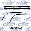 Window weatherstrip original style 67-69 Barracuda Fastback - image 1