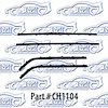 Window weatherstrip 64-66 Dodge Dart Gt - image 1
