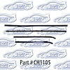 Window weatherstrip 67-69 Plymouth Barracuda Notchback - image 1
