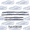Window weatherstrip 63-66 Dodge Dart - image 1