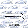 Window weatherstrip 63-66 Dodge Dart - image 1
