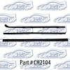 Window weatherstrip original style 68-70 Dodge Charger - image 1