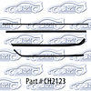 Window weatherstrip 63 Dodge 330, 440, Polara, Plymouth Savoy, Belvedere - image 1