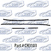 Window Weatherstrip Original Style 70 Dodge Challenger, Plymouth Barracuda - image 1