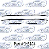 Window Weatherstrip 71 Dodge Barracuda, Plymouth Challenger - image 1
