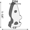 Door Seal Extrusion Height: 1-1/4" - image 1