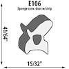 Door Weatherstrip Extrusion Height: 41/64" - image 1