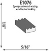 Self-Adhesive Extrusion Height: 1/8" - image 1