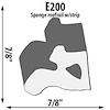 Roofrail Seal Extrusion Height: 7/8" - image 1