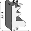 Roofrail Weatherstrip Extrusion Height: 1-3/8" - image 1