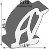 Roofrail Weatherstrip Extrusion Height: 1-1/4" - image 1