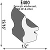 Quarter Window Seal Extrusion Height: 15/16" - image 1