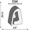 Hood-to-Cowl Extrusion Height: 11/16" - image 1