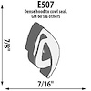 Hood-to-Cowl Extrusion Height: 7/8" - image 1