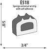 Self-Adhesive Extrusion Height: 5/8" - image 1