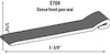 Front Pan Extrusion Height: 5/16" - image 1